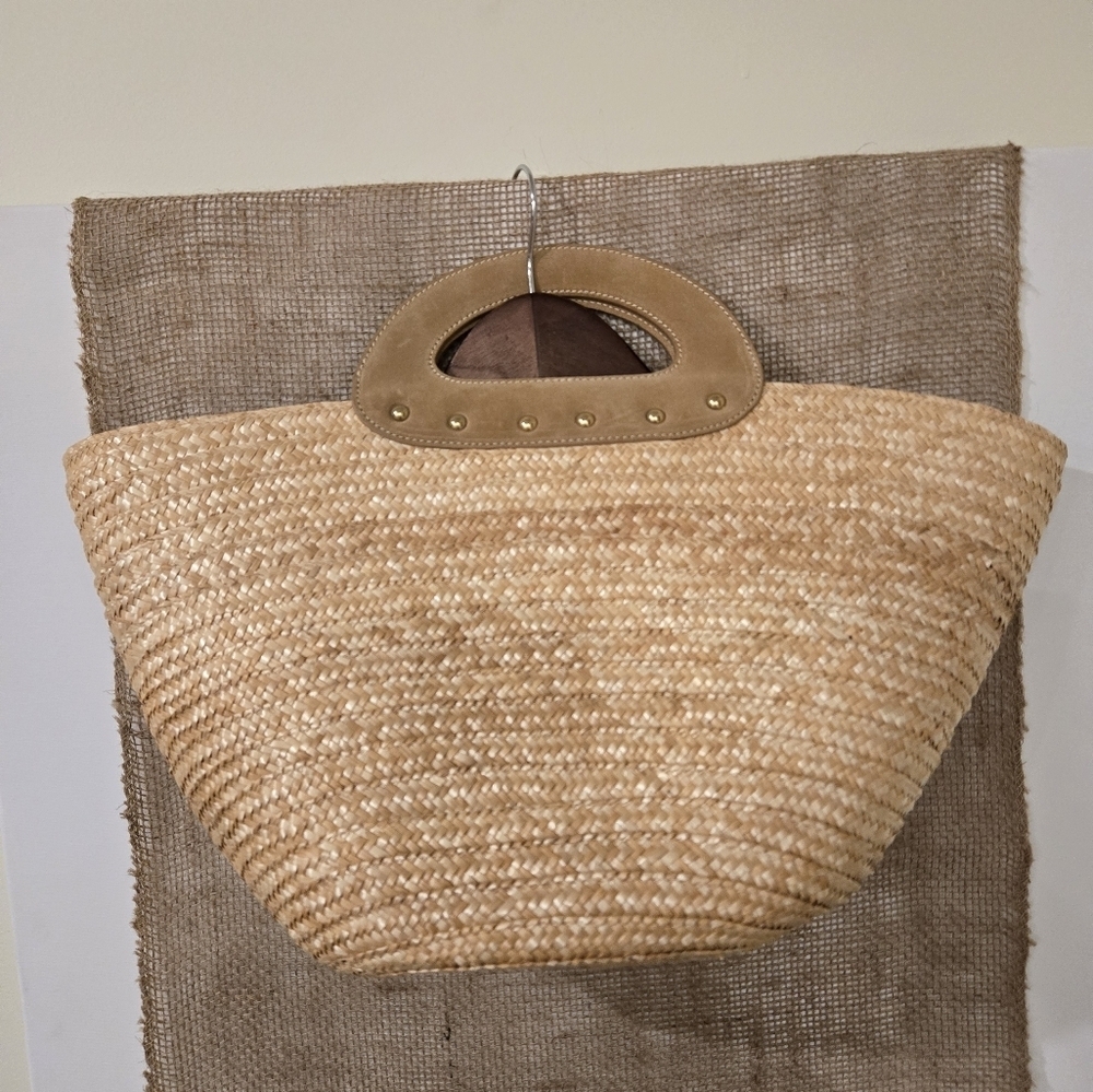 Caterina Bertini straw bag